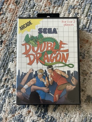 Sega Master System Double Dragon with case Untested