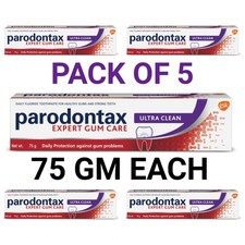 5X Parodontax Ultra Clean Toothpaste 75gm For Strong Teeth Healthy Gums