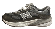 New Balance 990v6 M990GL6 youth Size 2 Shoes Gray Made in USA Sneakers