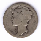 1921-D Mercury Dime + KEY DATE + SILVER + Circulated + No Reserve!