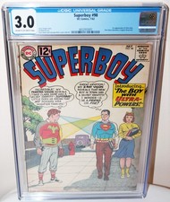 Superboy #98 - DC 1972 - CGC 3.0 G/VG - First Appearance of Ultra Boy