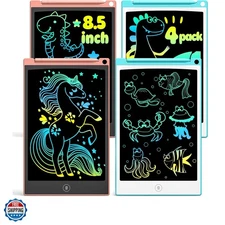 LCD Writing Tablet Set, 8.5 Inch Colorful Doodle Board Drawing Tablet for Kid...