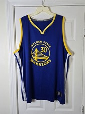 Fanatics Steph Curry Golden State Warriors Blue Jersey Men's Size 2XL XXL