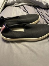 Rothy s The Original Slip On Sneaker In Black Solid, Size 8