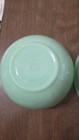 Set Of 2 VTG Fire King OvenWare Jadeite Nesting Bowls Rolled-Edge 1.5/2.5 Quart — photo 4