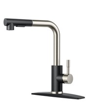Kitchen Faucet, Kitchen Sink Faucet with Pull Down Sprayer, Commercial Pull Out