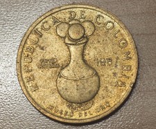 1987 Colombia 20 Pesos