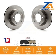 Front Disc Brake Rotors And Ceramic Pads Kit For Lexus LX570 Toyota Land Cruiser