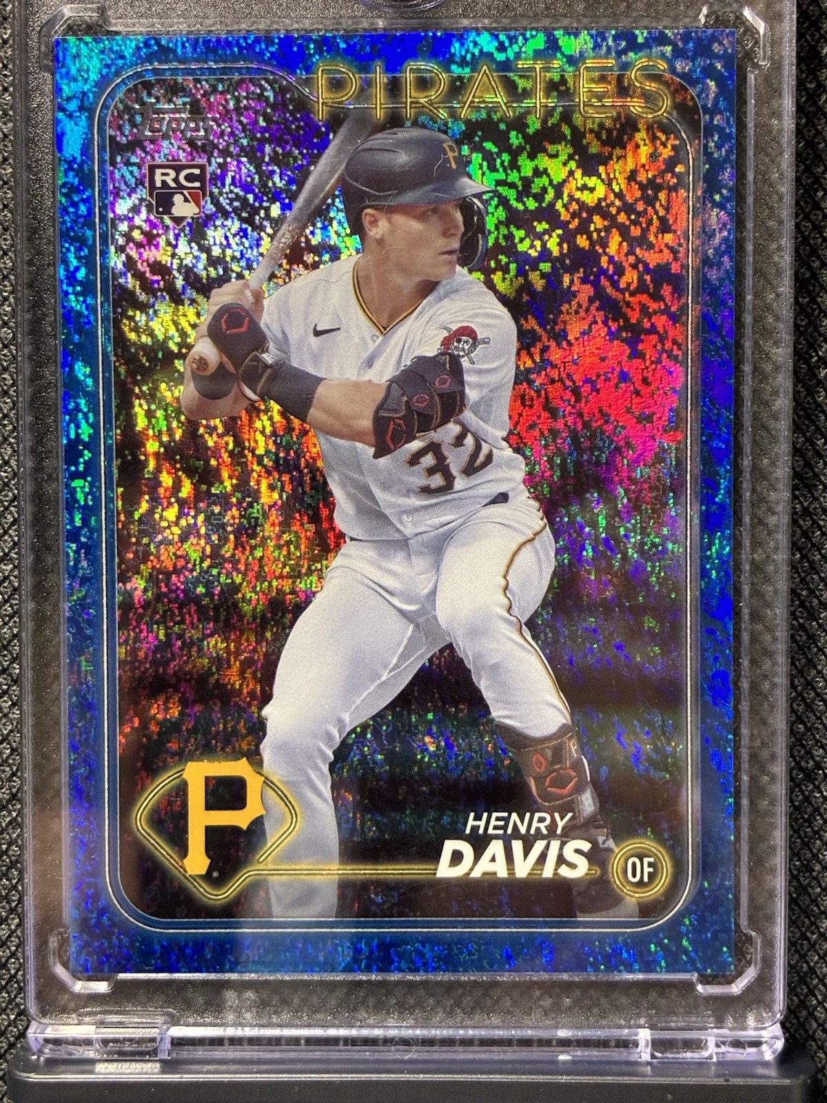 2024 Topps Henry Davis Blue Foil Parallel /999 #295 Rookie RC Pittsburgh Pirates