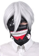 Tokyo Ghoul Style Mask, Kaneki Ken Style, Cosplay Prop/Accessories, Anime Exclu 