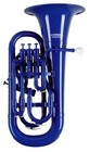Euphonium Plastique in Sib 4 Vannes Instrument a Vent Embouchure Housse Bleu
