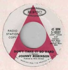 Johnny Robinson - Don't Take It So Hard, 7