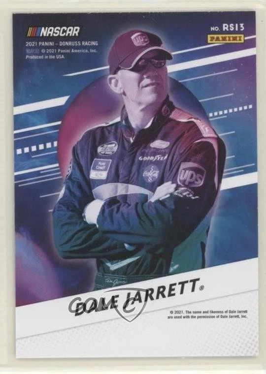 2021 Panini Donruss NASCAR Retro Series Dale Jarrett #RS13 HOF - Image 2 of 2