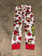 Dr Seuss The Grinch Christmas Pajama Pants Soft Youth Size 4T 4 Toddler