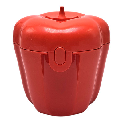 Tupperware Forget Me Not Red Bell Pepper Keeper