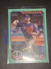 KIRBY YATES TOPPS UPDATE FANATICS AQUA BLUE PARALLEL RANGERS #US302 2024 24