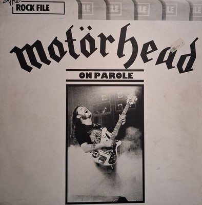 Motörhead - ''On Parole'' Liberty Records Aufkleber Import England auf der Rückseite  