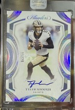 Tyler Shough 2025 Panini Flawless Rookie Frame Signatures Auto 15/20 Saints