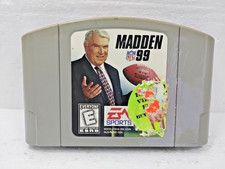 Madden NFL 99 N64 (Nintendo 64) Cartridge Only - 1999 John Madden Football Game