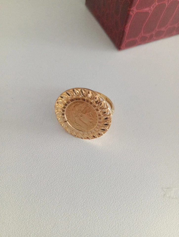 Bague Napoléon Or 18 Carrat Décoratif - Photo 2/4