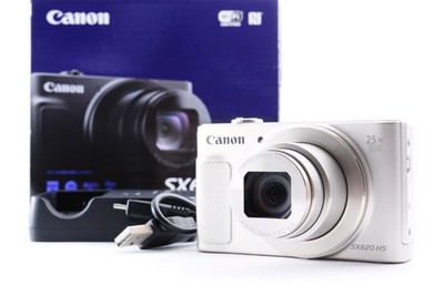 【Bamiki】PowerShot SX620 HS Canon PowerShot SX620 HS White Excellent+5 20.2MP Digital Z1255 | eBay