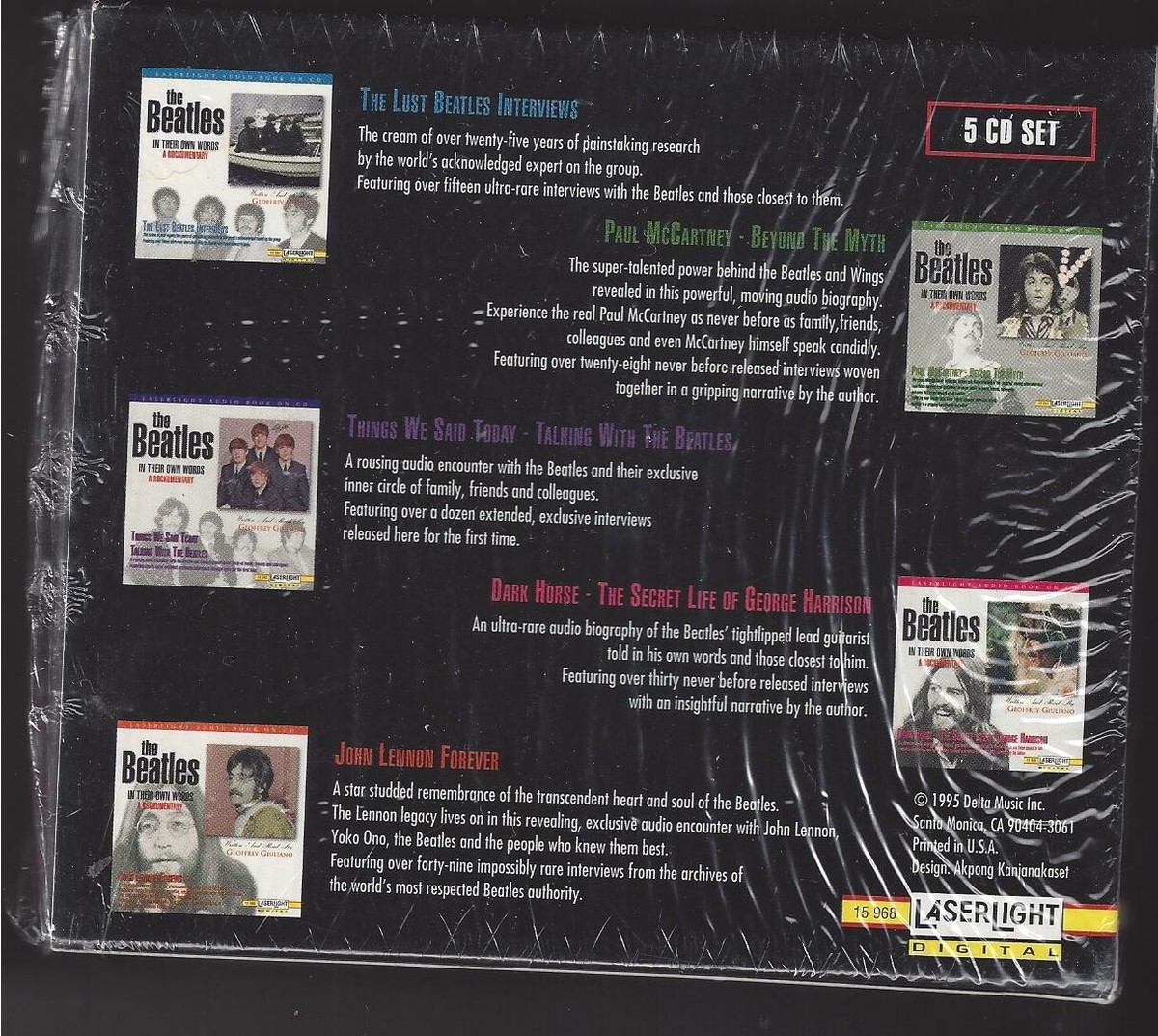 5CDセット！The Beatles/ Songs From The Past 【公式通販】