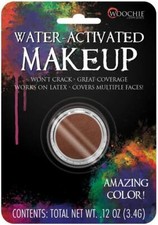 Woochie Water Activated Makeup - Pro Quality Halloween Costume Makeup Brown
