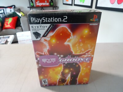 NEW SEALED Eye Toy Groove E bundle with USB Camera - Sony Playstation 2 PS2 MINT