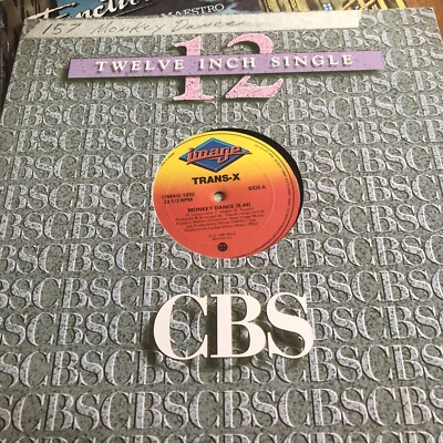 Trans X Monkey Dance,Hey Boy Get It Right  12'' Single vinyl