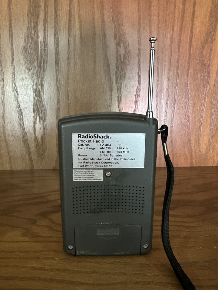 radio shack am fm pocket radio | eBay