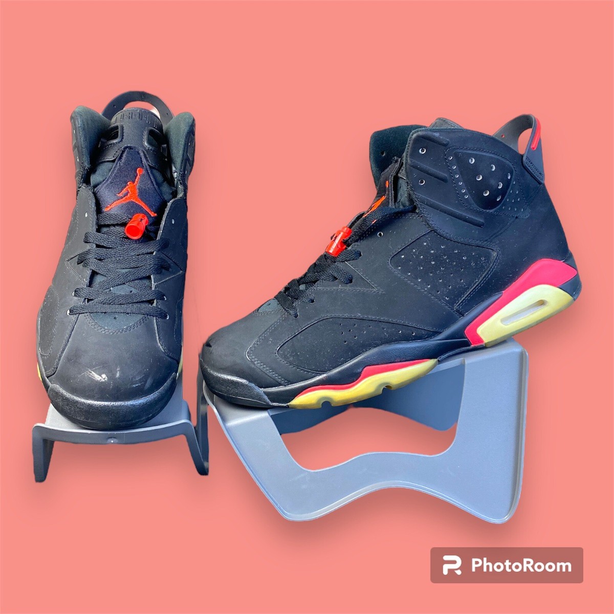 【US10.5】 AIR JORDAN 6 RETRO 384664-023 Air Jordan 6 Retro Infrared Black 2014 | 384664-023 | Laced