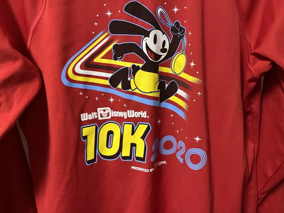 Walt Disney World Marathon 2020 Oswald 10K Marathon Shirt Women’s Size L  - Image 2 of 4