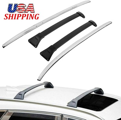 220lbs Roof Rack Rails Cross Bars for 2025 Mazda CX5 CX-5 Luggage Carrier 4pcs