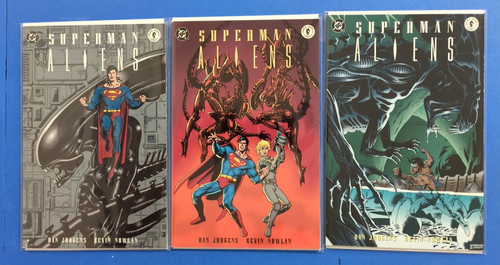 Superman Aliens #1-3 NM Dark Horse 1995 Complete Series Combine Shipping