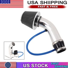 3Inch Cold Air Intake Filter Induction Kit Pipe Power Flow Hose System Universal