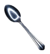 Dessert Spoon Teaspoon Stainless Steel USA 6” Long 1 Count