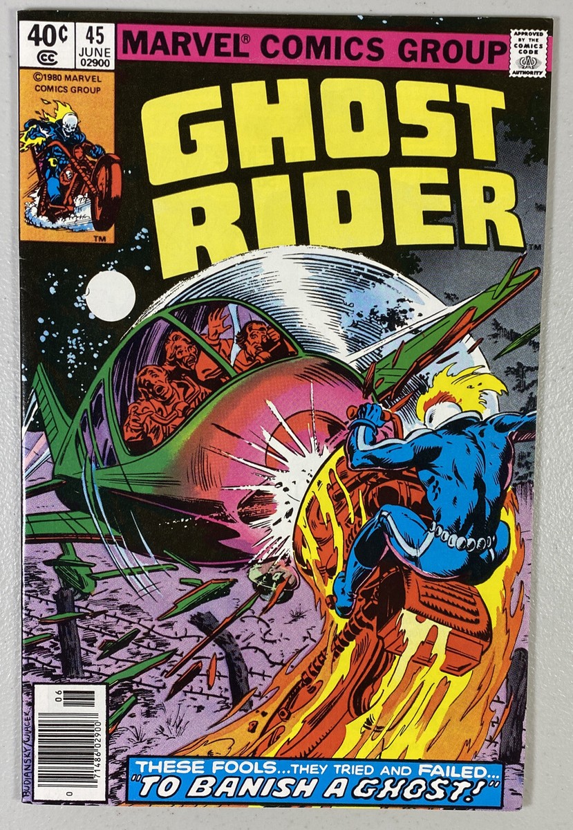 Ghost Rider 45 Marvel Comics VF+ Newsstand Higher Grade
