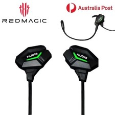 Nubia RedMagic Wired Earphone Gaming Headphones Microphone Bass Stereo Earbuds