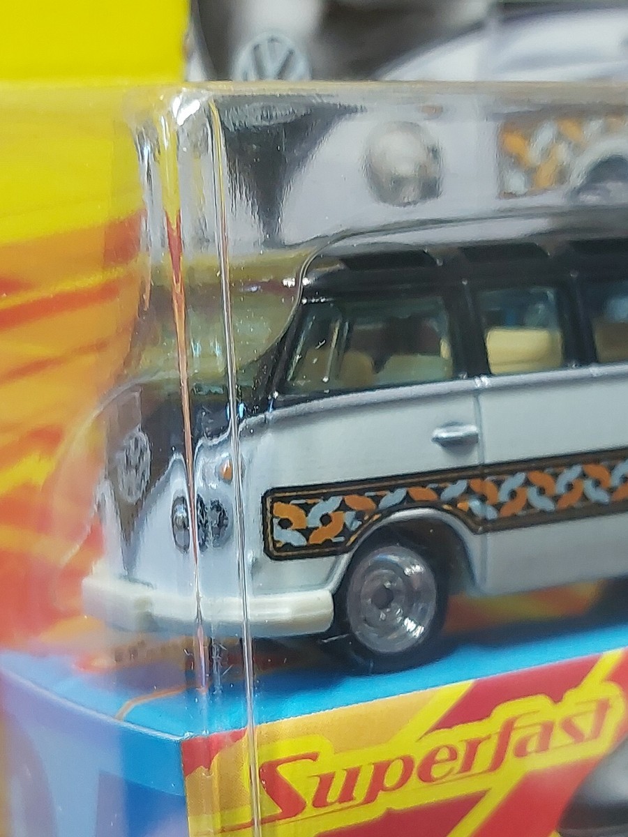 Miniature Matchbox Superfast 1/64 - Volkswagen Microbus 1959 Blanc, Neuf, Roues Gomme