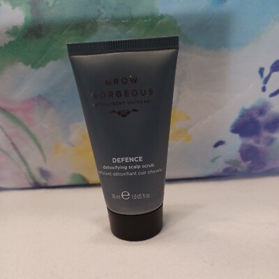Grow Gorgeous  Defence Detoxifying Scalp Scrub. Travel size, 1 oz. Sealed.