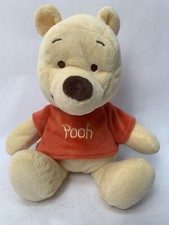 Disney Baby Winnie the Pooh Bear Plush Doll Rattle Left Hind Beans Crinkle Ears