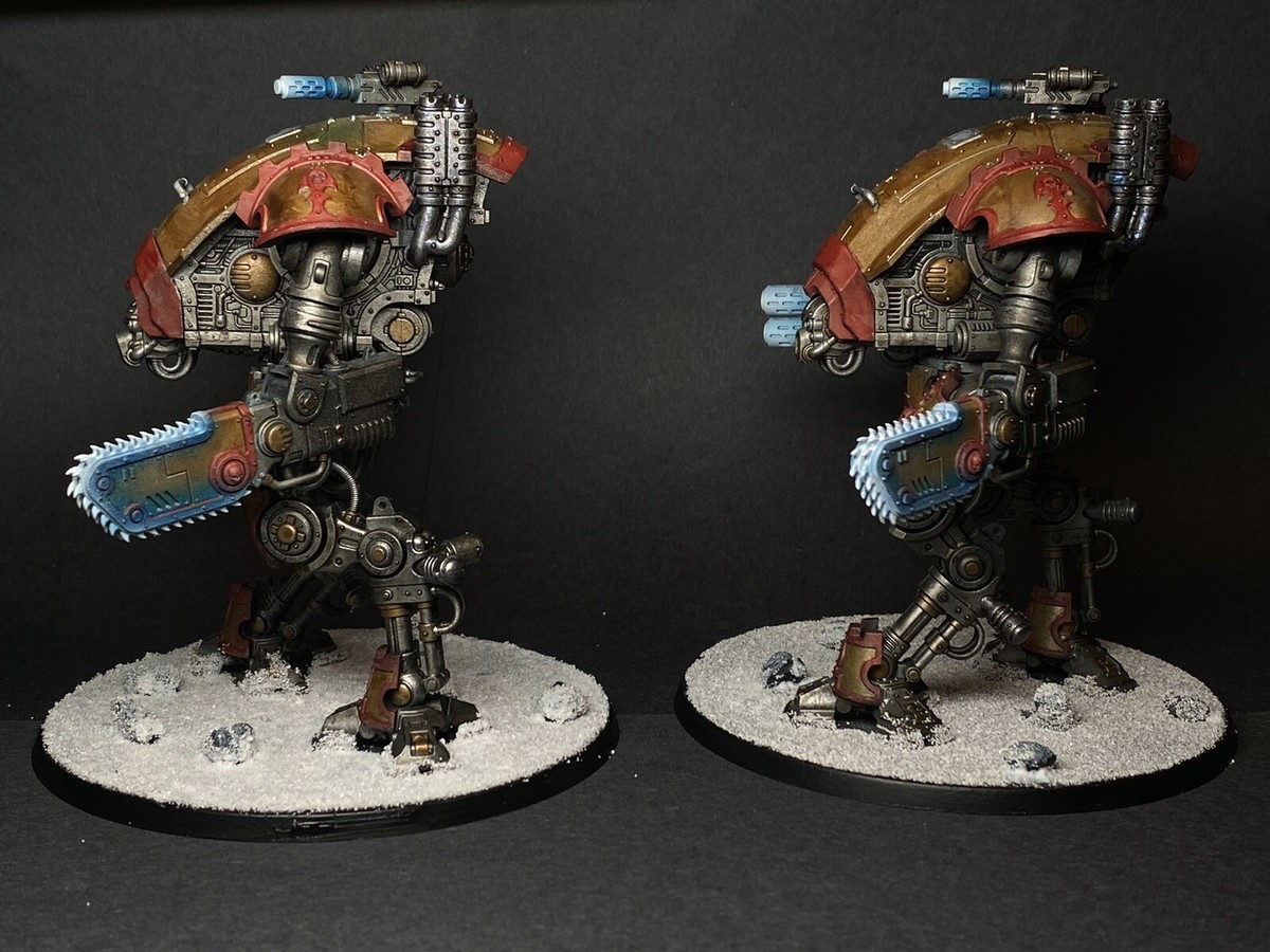 模型製作用品 Imperial Knight Armiger Amazon.com: Games Workshop Knight Armigers : Arts, Crafts