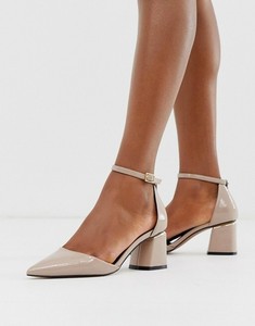 asos design stardust pointed mid heels