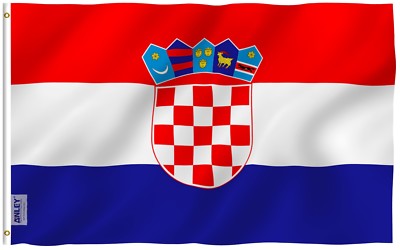 Anley Fly Breeze 3x5 Foot Croatia Flag - Croatian Flags Polyester 3 X 5 Ft