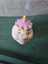 Vintage Disney Beauty and the Beast Mrs Potts Teapot Ceramic