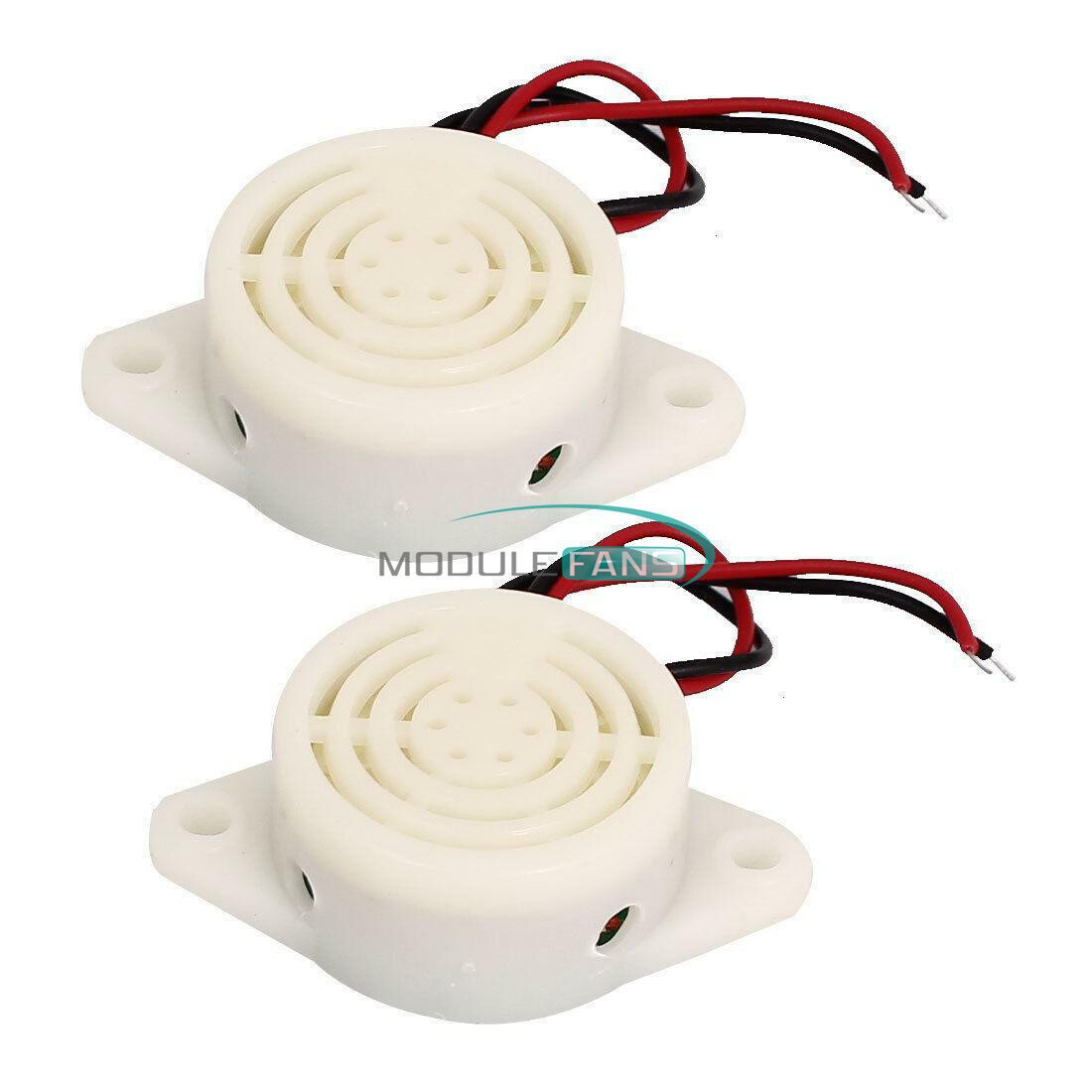 Lot De 5 Buzzers Actifs Piézo DC3-24V, Alarme Intermittente 100dB, Pour Signalisation, Uxcell