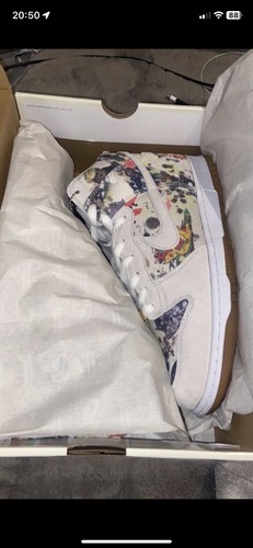 Size UK 10 - Nike SB Dunk High x Supreme Rammellzee - Picture 3 of 4