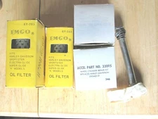 DEAL HARLEY DAVIDSON PARTS 3 FILTER EMGO ET-283 2 SET ACCEL 33005 , KICKER BOLT