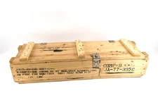US Army 105mm Howitzer Wood Crate NSN: 1315-00-028-4857