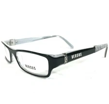 Versus MOD.8052 635 Eyeglasses Frames Black Clear Rectangular Full Rim 50-16-135